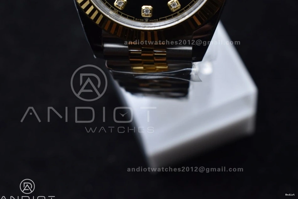 Best DateJust YG YG 41 Jubilee 126333 Dial Bracelet Diamonds 904L VR3235 On Clean SS Edition Steel 1:1 0426